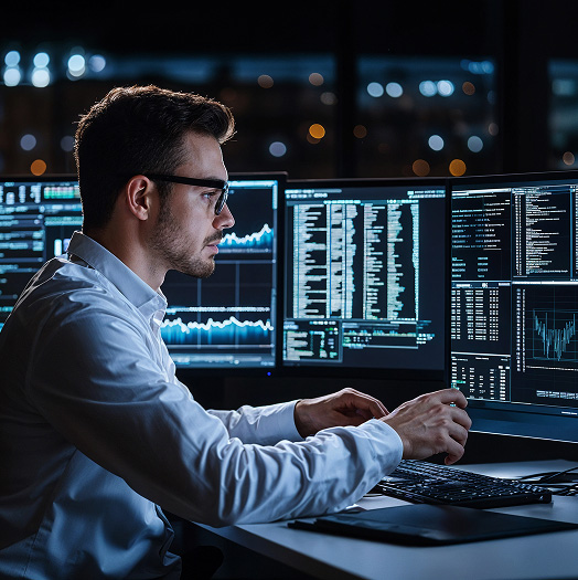 Cybersecurity service illustration